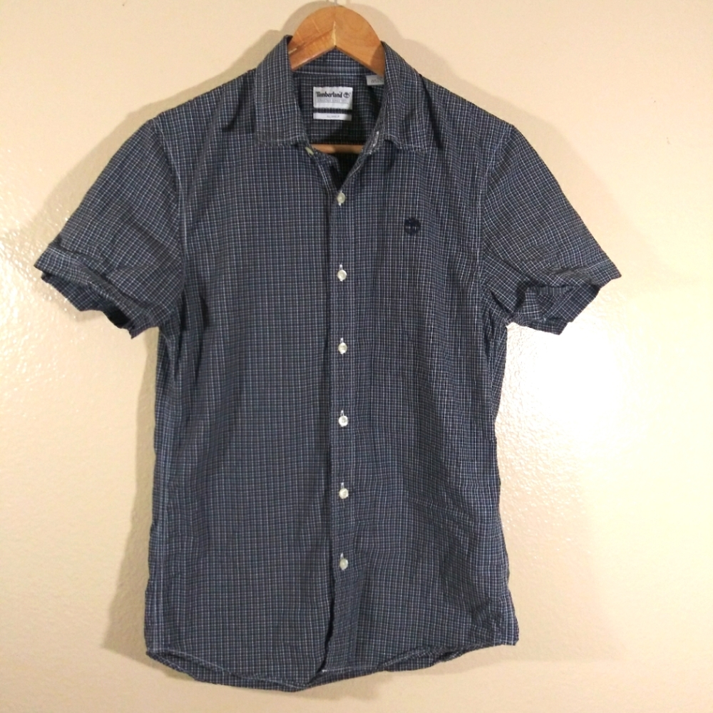 Timberland Plaid Slim Fit Button Down Shirt